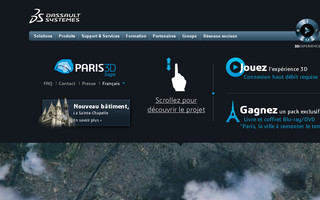 paris.3ds.com website preview