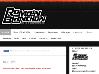 romainblanchon.fr website preview