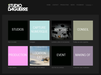 studiodaguerre.com website preview