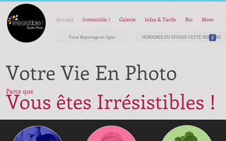 irresistible-photo.com website preview