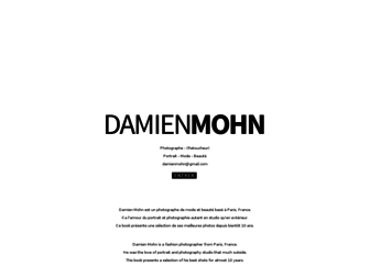 damienmohn.com website preview
