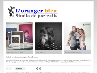 lorangerbleu.fr website preview