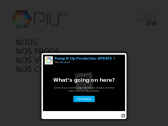 pumpitup-production.com website preview