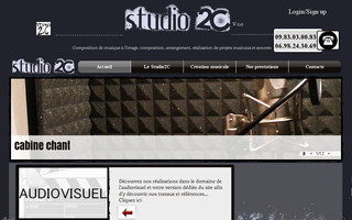studio2c.fr website preview