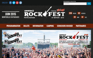 amnesiarockfest.com website preview
