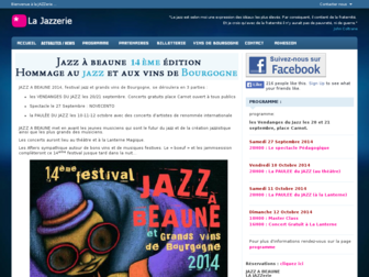 jazzabeaune.fr website preview