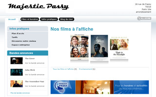 passy.cine.allocine.fr website preview