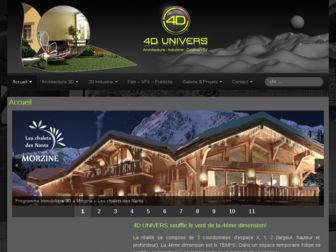 4d-univers.com website preview