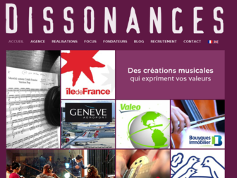 dissonances.fr website preview