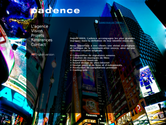 agence-cadence.com website preview