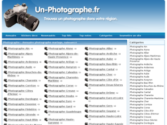 un-photographe.fr website preview