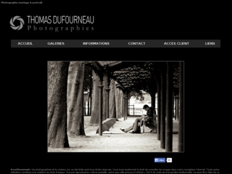 thomasdufourneau-photographies.fr website preview