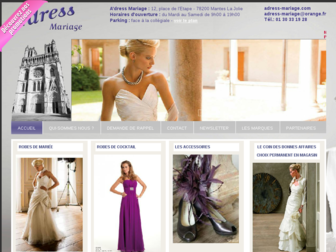 adress-mariage.com website preview