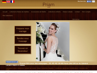 priamparis.com website preview