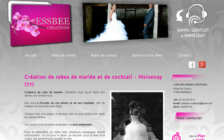 essbee-creations.com website preview