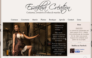 esaikha.fr website preview