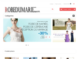 robedumariee.fr website preview