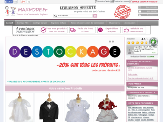 maxmode.fr website preview