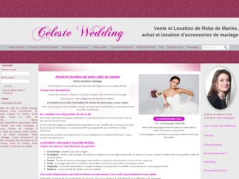 celestewedding.com website preview