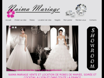 naima-mariage.com website preview