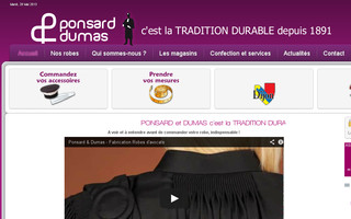 ponsard-dumas.com website preview