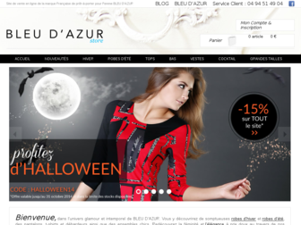bleudazur-store.com website preview