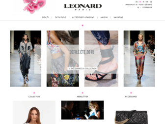 leonard-paris.fr website preview