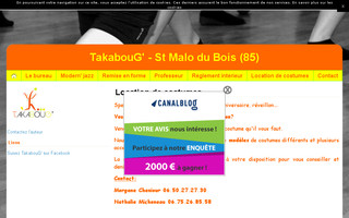 takaboug.canalblog.com website preview