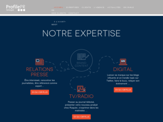 profilepr.fr website preview