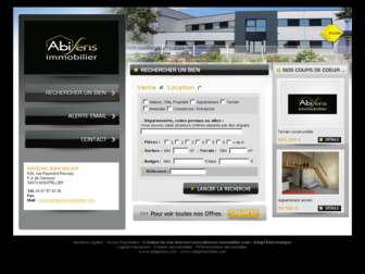abisens-immobilier.com website preview