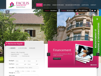 facilis-immobilier.com website preview