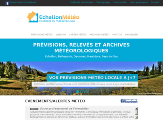 echallonmeteo.com website preview