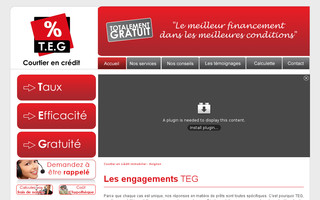 teg.fr website preview