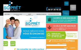 so-pret.fr website preview