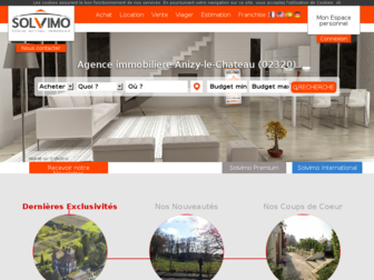 immobilier-anizy.solvimo.com website preview