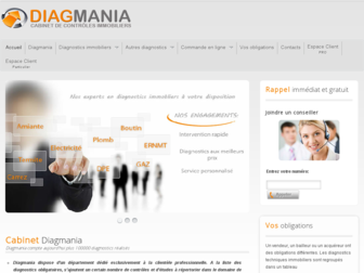 diagmania.fr website preview