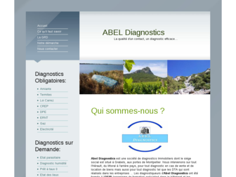 abel-diagnostics.com website preview