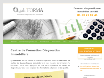 quali-forma.fr website preview