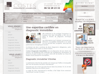 costes-diagnostic-immobilier.com website preview