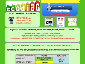 ecodiag13.fr website preview