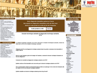 dossier-technique-amiante.com website preview