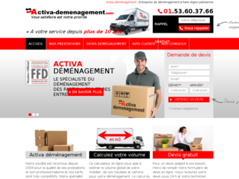activa-demenagement.com website preview