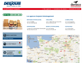 desjouis-demenagement.com website preview