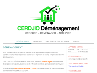 demenagement.cerdjio.info website preview