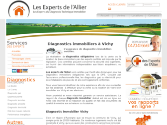lesexpertsdelallier.fr website preview