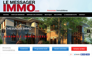 lemessager-immo.com website preview