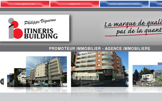 itineris-building.fr website preview