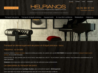 helpianos-transport.com website preview