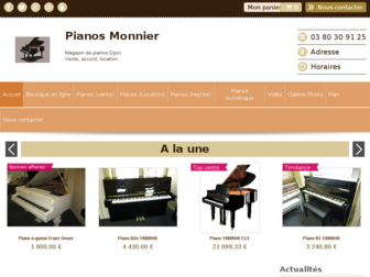 pianos-monnier-dijon-dole.fr website preview