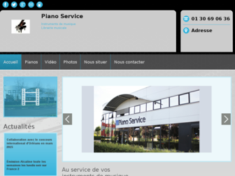 piano-services.fr website preview